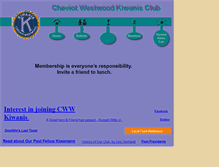 Tablet Screenshot of cheviotwestwoodkiwanis.com